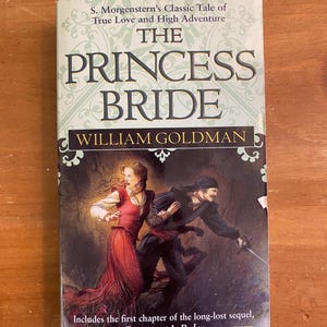 La princesa prometida de William Goldman - Libro de bolsillo Ballantine 2000 - Mapa a color - Primer capítulo de El bebé de Buttercup