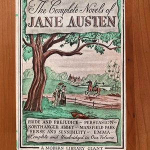 The Complete Novels of Jane Austen - Modern Library - Giant Edition Hardcover with Illustrated Dust Jacket