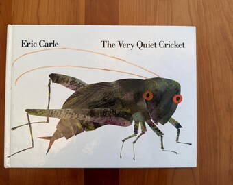 The Very Quiet Cricket Book, Eric Carle, 1990 First Edition - Etsy