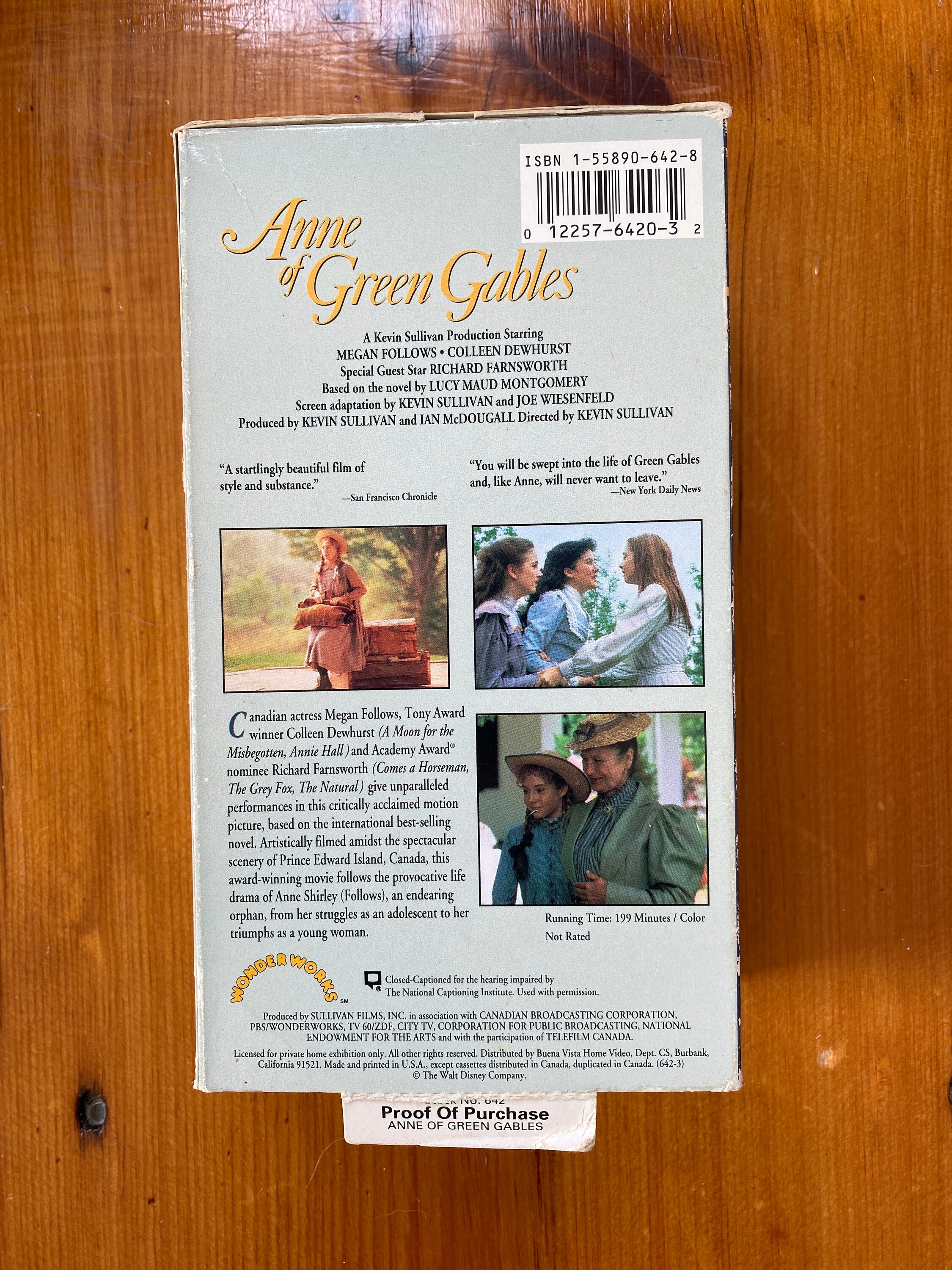 Anne of Green Gables VHS Set - Pbs/wonderworks Production