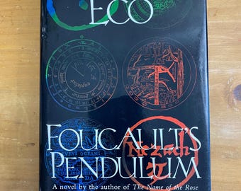 Foucault's Pendel von Umberto Eco - 1.Auflage 1.Druck 1988