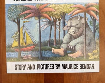 Where the Wild Things Are ,by Maurice Sendak, vintage childrens