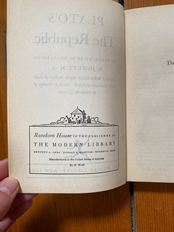 プラトンの国家 - 完全版および完全版 - 近代図書館 No. 153 - Etsy 日本