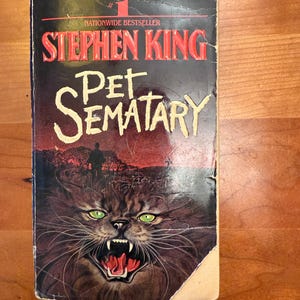 Pet Sematary by Stephen King - 1984 Signet