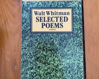 Poemas selectos de Walt Whitman - Edición Dover Thrift 1991