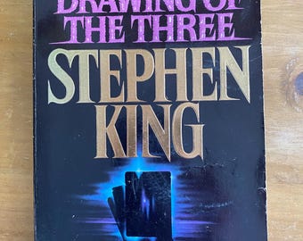 The Dark Tower The Drawing of the Three by Stephen King - First Plume Printing 1989