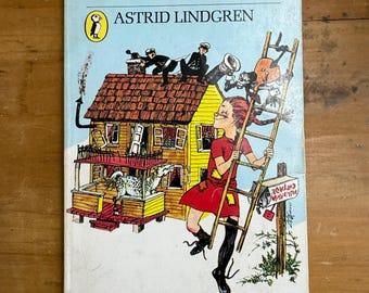 Pippi Calzaslargas de Astrid Lindgren - 1988 Puffin Tapa blanda