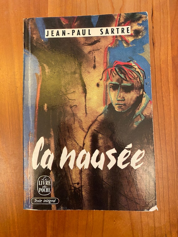La Nausee nausea by Jean-paul Sartre 1960s Livre De Poche French Language  Edition 