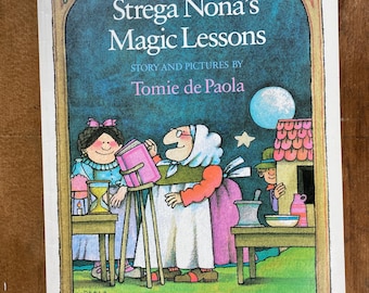 Strega Nona’s Magic Lessons by Tomie dePaola - 1982 Voyager/Harcourt