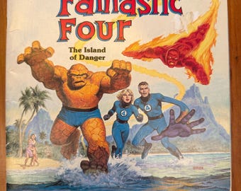 Los Cuatro Fantásticos: La Isla del Peligro - Marvel Books 1984