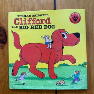 Clifford The Big Red Dog by Norman Bridwell - 1980&#39;s Ex-Library