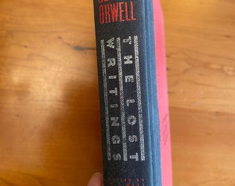 George Orwell the Lost Writings Hardcover - Etsy