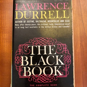 The Black Book by Lawrence Durrell - Pocket Books Cardinal Edition - 1962 Paperback