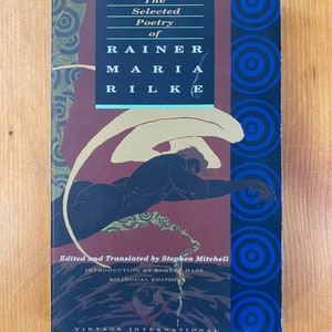 Poesía selecta de Rainer Maria Rilke - Edición de bolsillo internacional de 1989 - Edición bilingüe