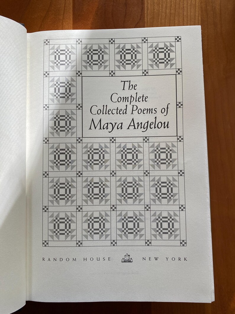 The Complete Collected Poems by Maya Angelou - Random House - 1st ...
