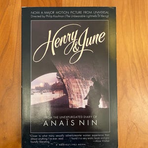 Henry i June Anais Nin - 1986 Harvest/HBJ - Powiązanie z filmem