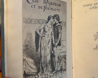 Aucassin & Nicolete Done into English by Andrew Lang  - RARE 1887 Thomas Mosher 5th Edition