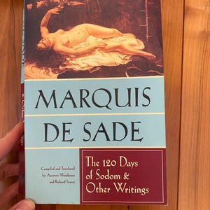 120 dni Sodomy i inne pisma markiza de Sade - Grove Press z lat 90. XX wieku