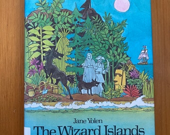 Die Zaubererinseln von Jane Yolen Illustriert von Robert Quackenbush - 1973 Erstausgabe - Ex-Library