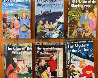 Nancy Drew Mysteries by Carolyn Keene - Assorted Titles - 1950s Vintage Hardbacks