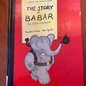 The Story of Babar the little elephant by Jean de Brunhoff Random House 1980s
