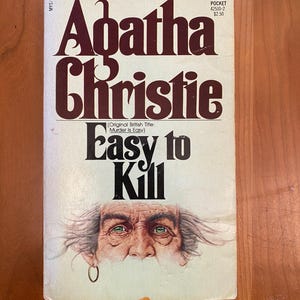 Fácil de Matar, de Agatha Christie - Livros de Bolso dos Anos 80 - Assassinato Fácil