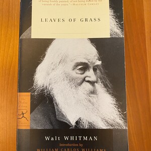 Leaves of Grass by Walt Whitman - Modern Library Paperback 2001