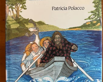 Boat Ride with Lilian Two Blossom by Patricia Polacco - 1988 2nd Impression Hardcover - Ex-Library - Signed