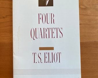 Four Quartets by T.S. Eliot -Harcourt Harvest 1980s