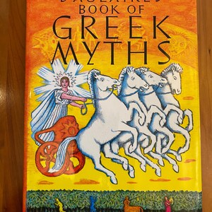 D&#39;Aulaire&#39;s Book of Greek Myths by Ingri and Edgar Parin D&#39;Aulaire - 1980&#39;s Hardcover - Ex-Library