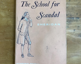 The School for Scandal by Richard Brinsley Sheridan - 1958 Barron's Educational Series