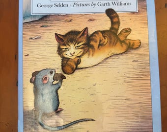 Harry Kitten and Tucker Mouse by George Selden - 1986 Farrar Straus & Giroux Hardcover