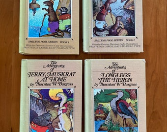 Animal Stories by Thornton Burgess - Assorted Titles - 1980s Hardcover Editions