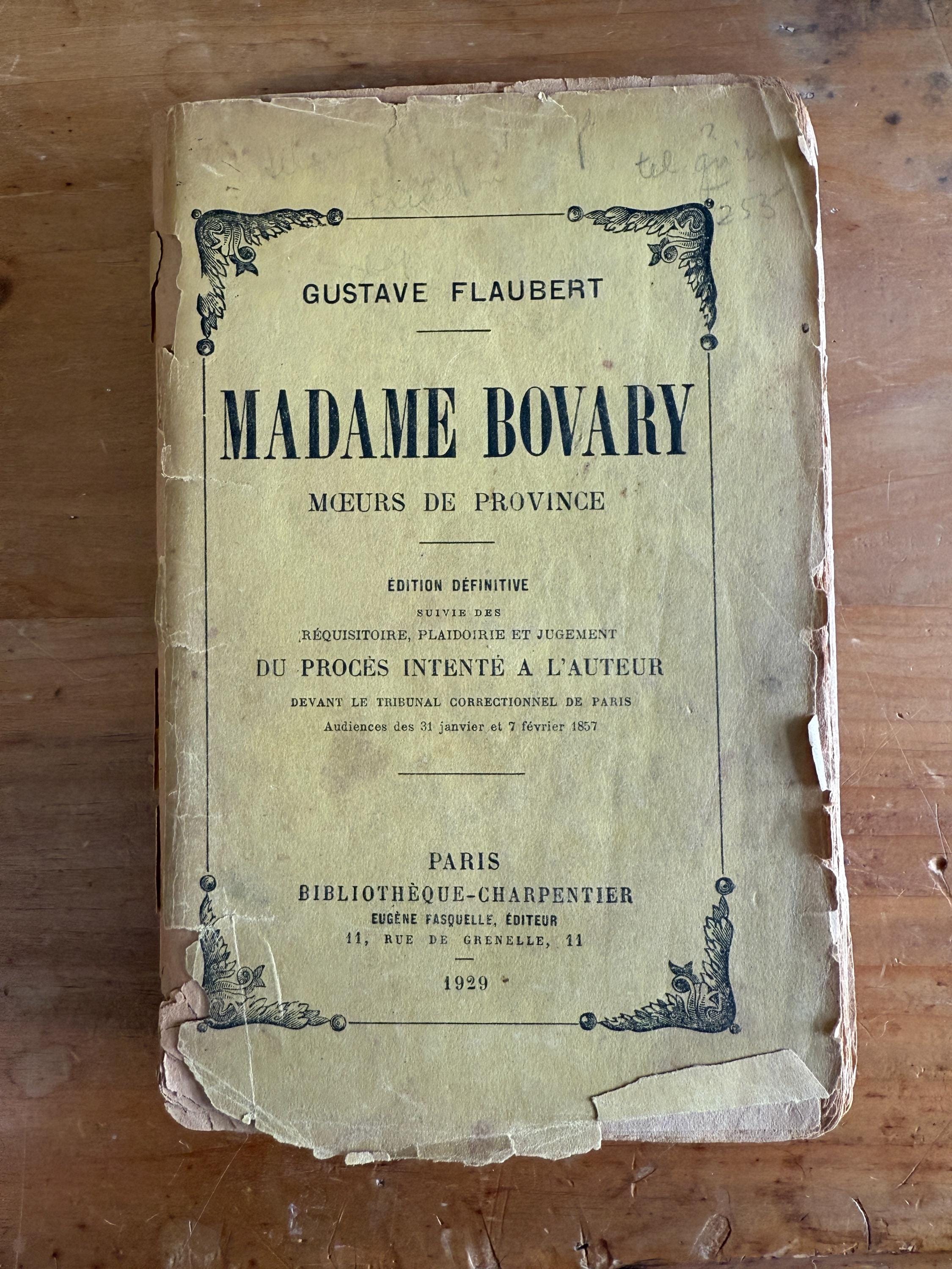 Madame Bovary by Gustave Flaubert - Bibliotheque-charpentier