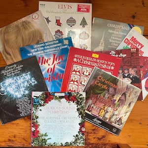 Vintage Vinyl - Christmas Music - Elvis - Johnny Mathis - Mormon Tabernacle Choir - Assorted Titles