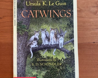 Catwings par Ursula K. Le Guin - 1990 Scholastic Broché