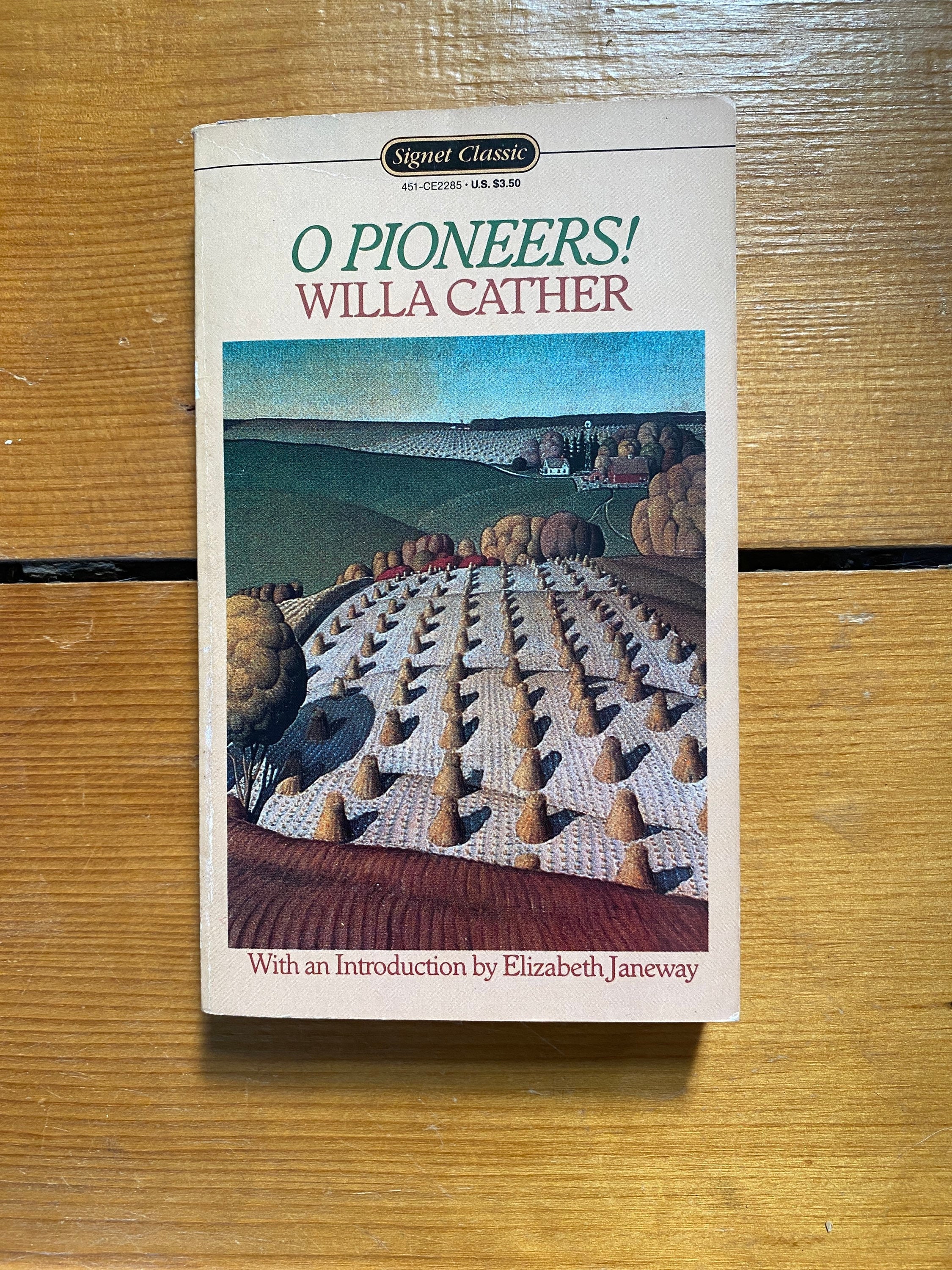 O Pioneers by Willa Cather - 1989 Signet Paperback - Etsy Israel