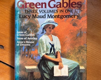 Anne of Green Gables Tre volymer i ett av L.M. Montgomery - 1985 Inbunden