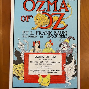 Ozma of Oz by L. Frank Baum - Rand McNally