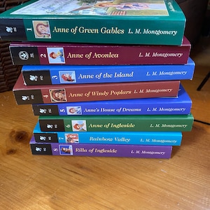 Serie Anna dai capelli rossi di L.M. Montgomery - 1998 Bantam Paperback - Set da collezione di 8 volumi