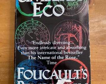 Foucault's Pendel von Umberto Eco - Ballantine 1990