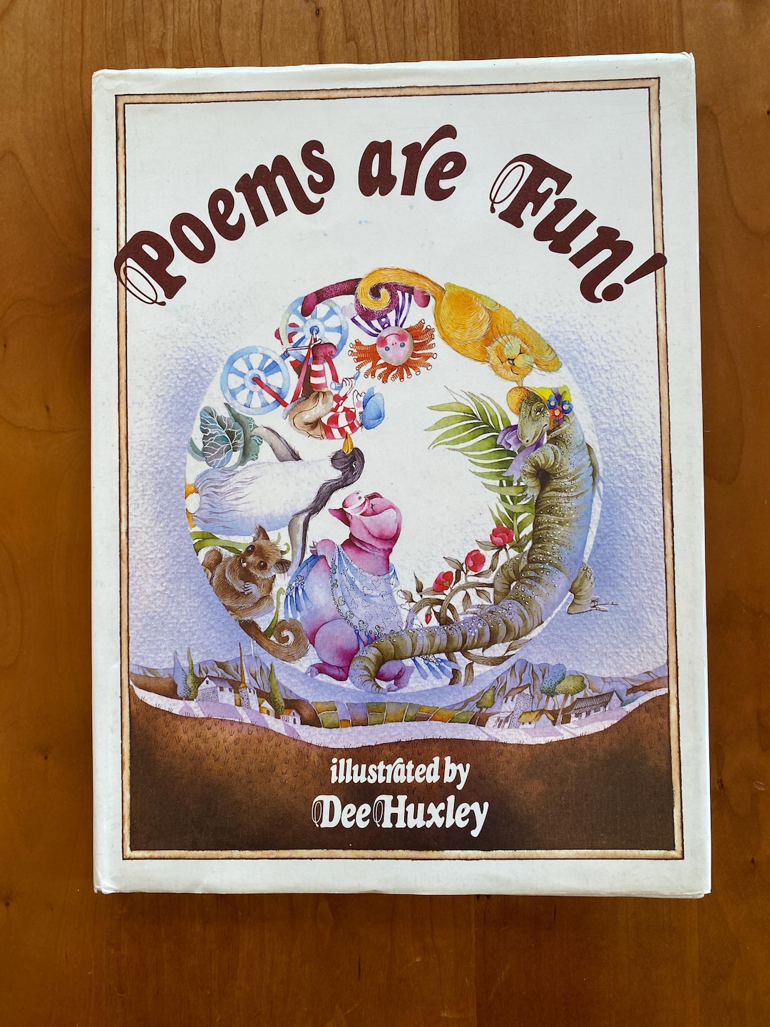  Poems Are Fun! - Illustrated by Dee Huxley - 1984 Landsdowne - Etsy Bildidee 
