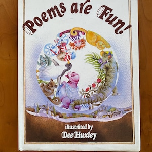 Les poèmes sont amusants ! - Illustration de Dee Huxley - 1984 Landsdowne