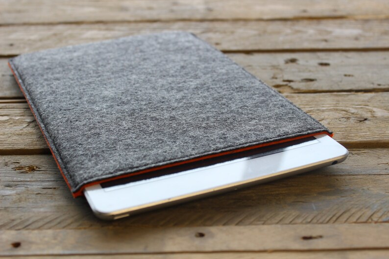 Ipad Sleeve Tablet Sleeve Amazon Custom Mottled Dark Grey Etsy