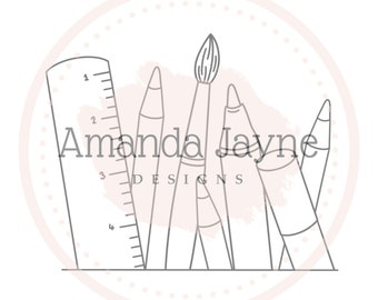 Stationary background digi stamp, digital stamp, thank you digi, notecards, Amanda Jayne Designs