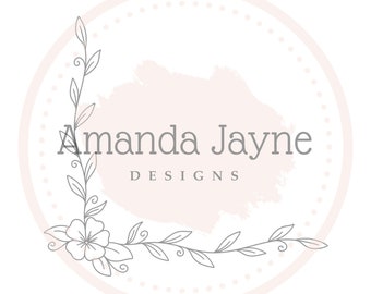 Flower corner Digital Stamp - digi, cardmaking, Amanda Jayne Designs , floral digi's