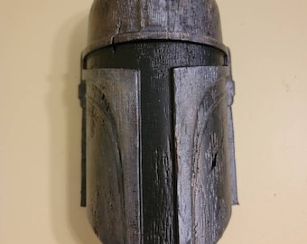 Tiki style mandalorian