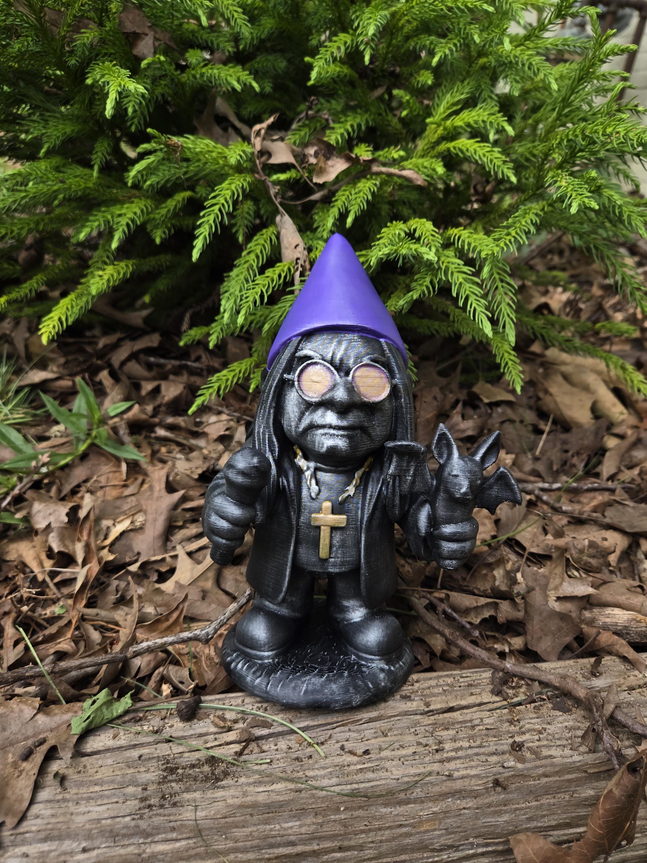 Ozzy Inspired Gnome, 3D Printed - Etsy