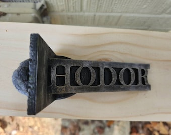 Hodor inspired door stopper, 3D printed