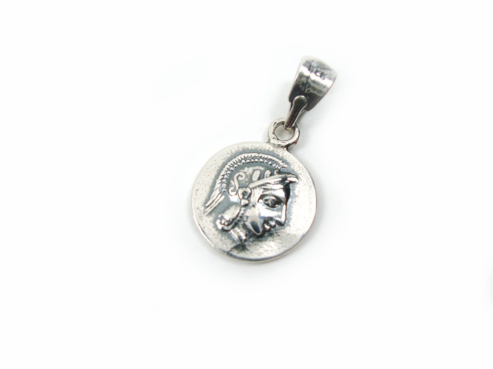 Gufo di Atena in stile greco - Argento sterling placcato oro Gufo di Atena in stile greco - Argento sterling placcato oro